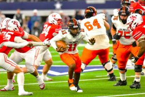 Gilmer quarterback Cadon Tennison (11) will again lead the Buckeyes this season, with plans to win a second straight Class 4A Division II state championship. And ETBlitz.com will be there to cover the Buckeyes, no matter what, specifically legendary longtime Gilmer sportswriter Phillip W. Williams. ETBlitz.com welcomed Gilmer, and Williams, to the ETBlitz.com family on Tuesday. (Photo by RONNIE SARTORS - SPORTS SHOT PHOTOGRAPHY - ETBLITZ.COM)