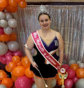 Kilgore High School alum Daynie Edwards, now a student at Northwestern State University in Natchitoches, La., was recently named National Baton Twirling Association 2024 College Miss Majorette of Louisiana. (Photo courtesy of NORTHWESTERN STATE COMMUNICATIONS)