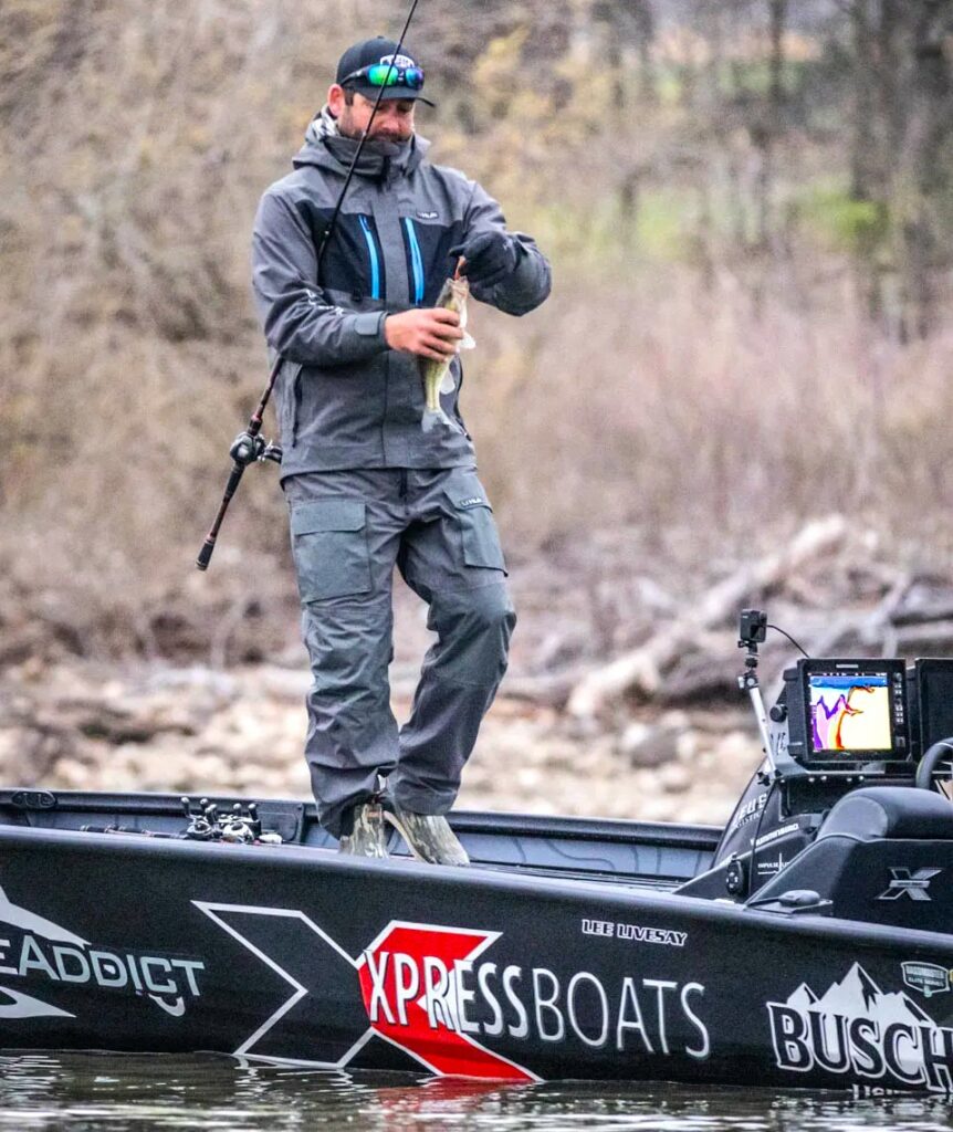 Lee Livesay finished fifth in last weekend's 2024 Bass Pro Shops Bassmaster Classic, at Grand Lake O’ The Cherokees in Oklahoma. (Photo by SHANE DURRANCE, courtesy of BASSMASTER.COM)