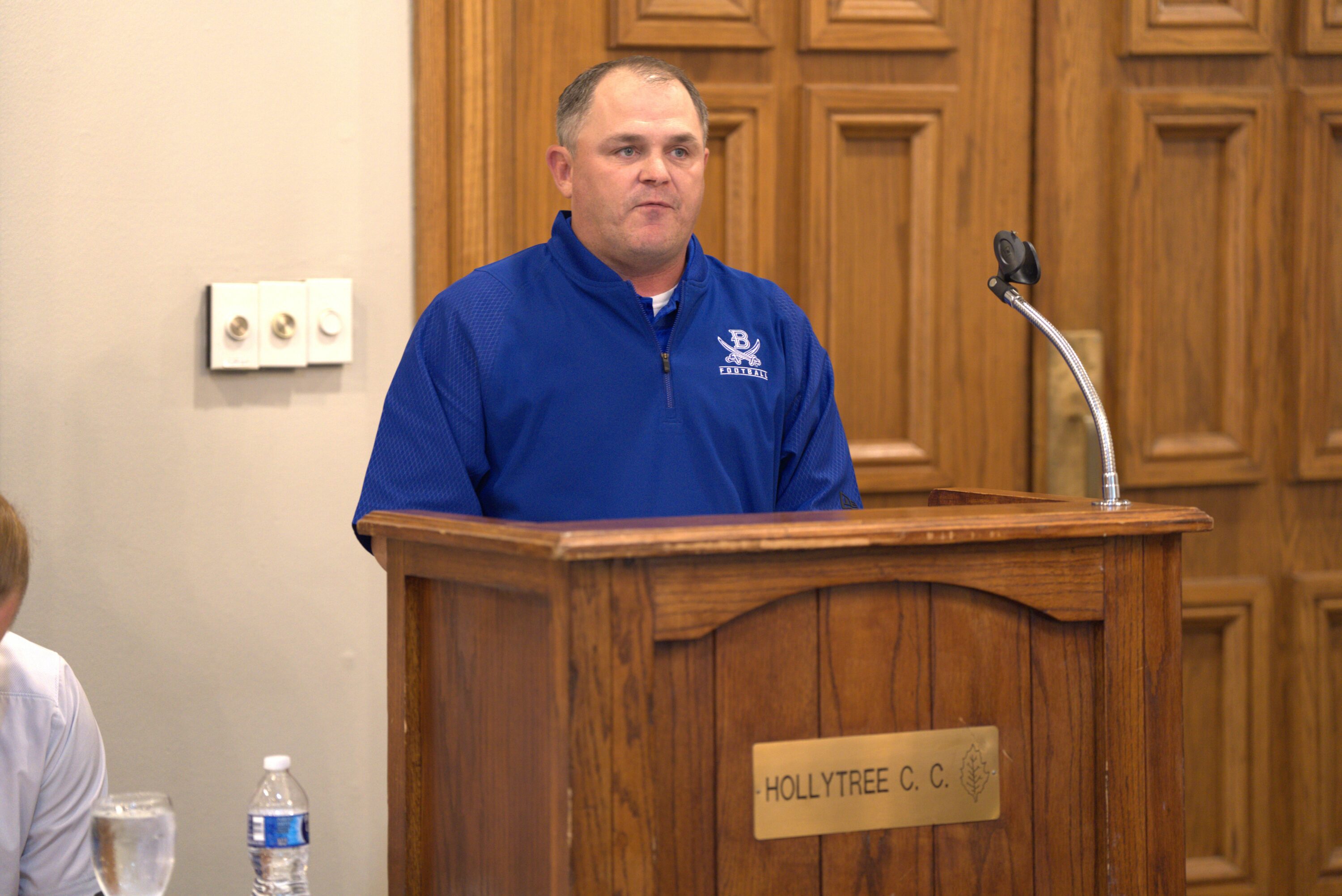 Blinn College head football coach Ryan Mahon. (Photo by MITCH LUCAS - ETBLITZ.COM)