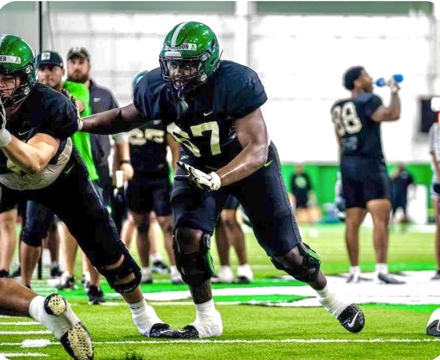 Former Kilgore lineman Braydon Nelson (above) has a chance to earn a starting role on the North Texas offensive line, coach Chad Morris said recently. (Photo courtesy of 247SPORTS.COM)