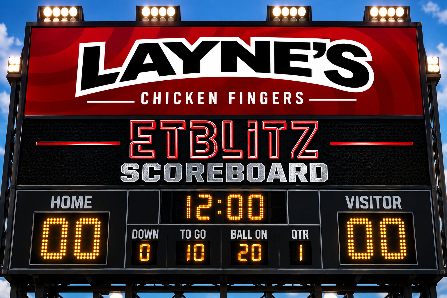 LAYNE'S SCOREBOARD GRAPHIC