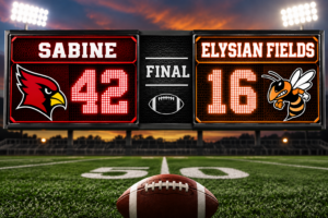 SABINE-EF SCOREBOARD