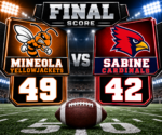 SABINE-MINEOLA SCORE
