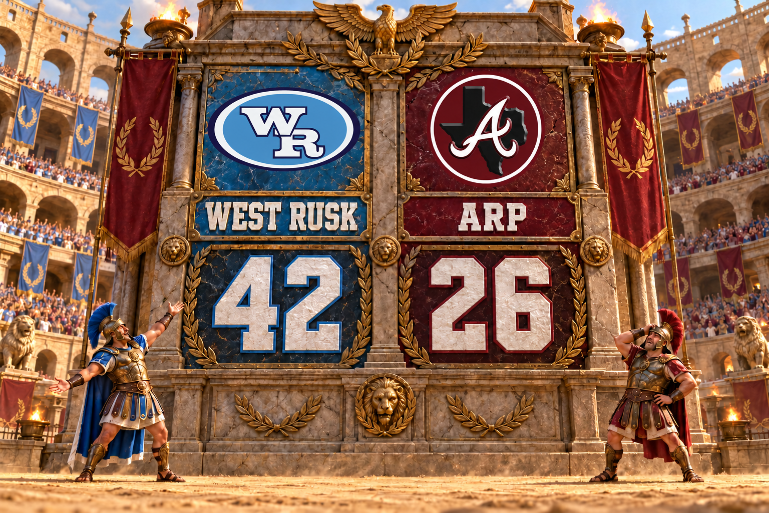 WR-ARP SCOREBOARD